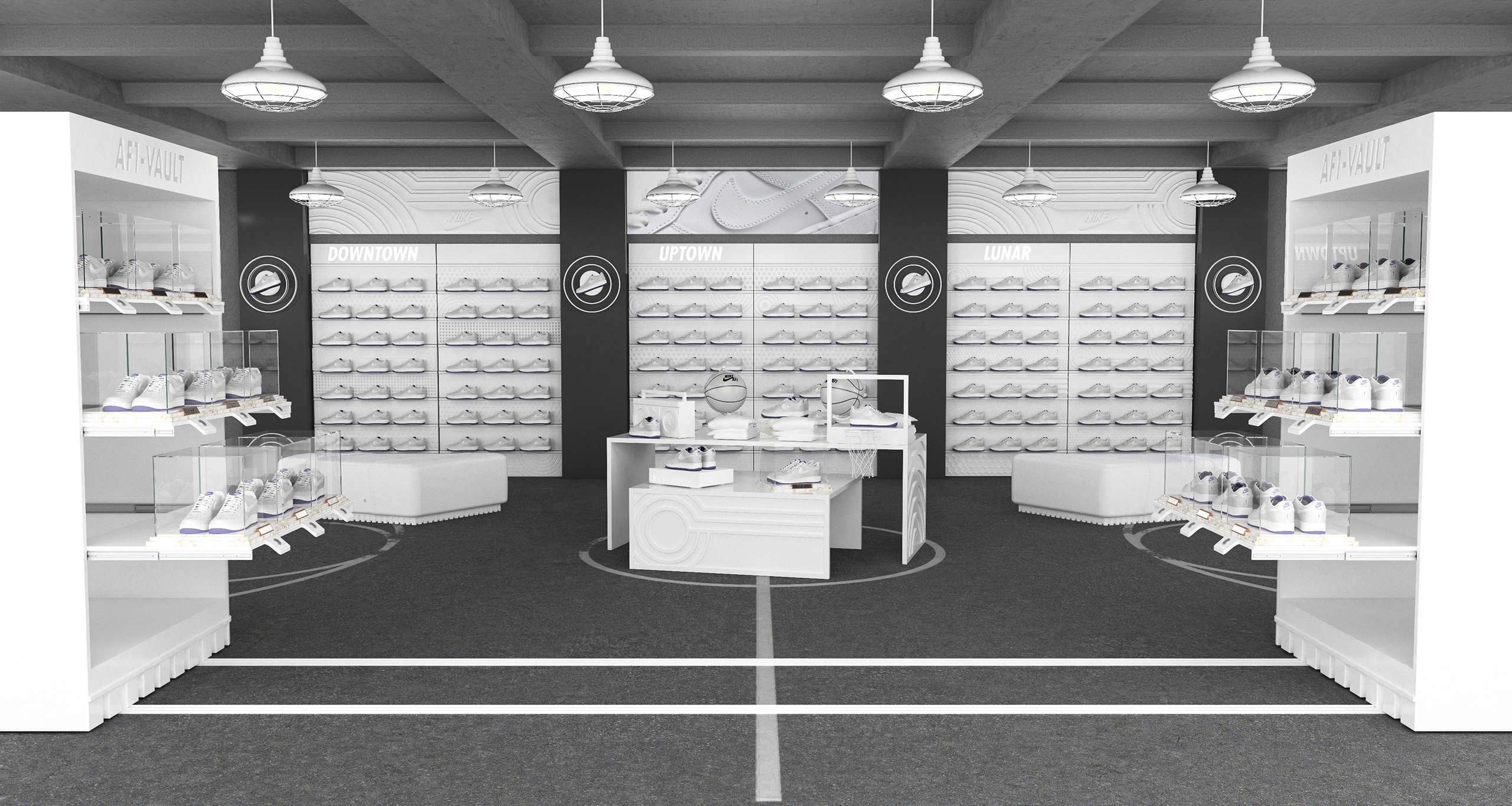 Nike | Air Force 1 | Retail Design | Wubuki